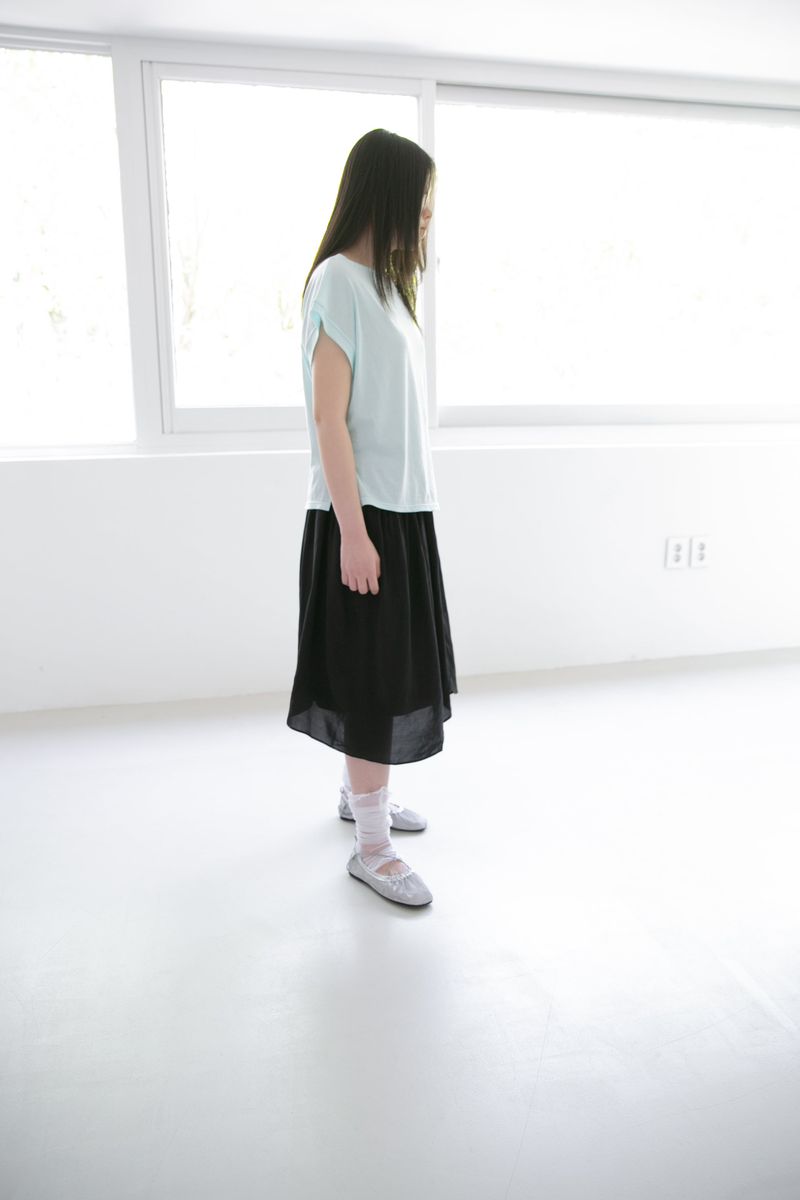 light mint off boatneck t(4colors)