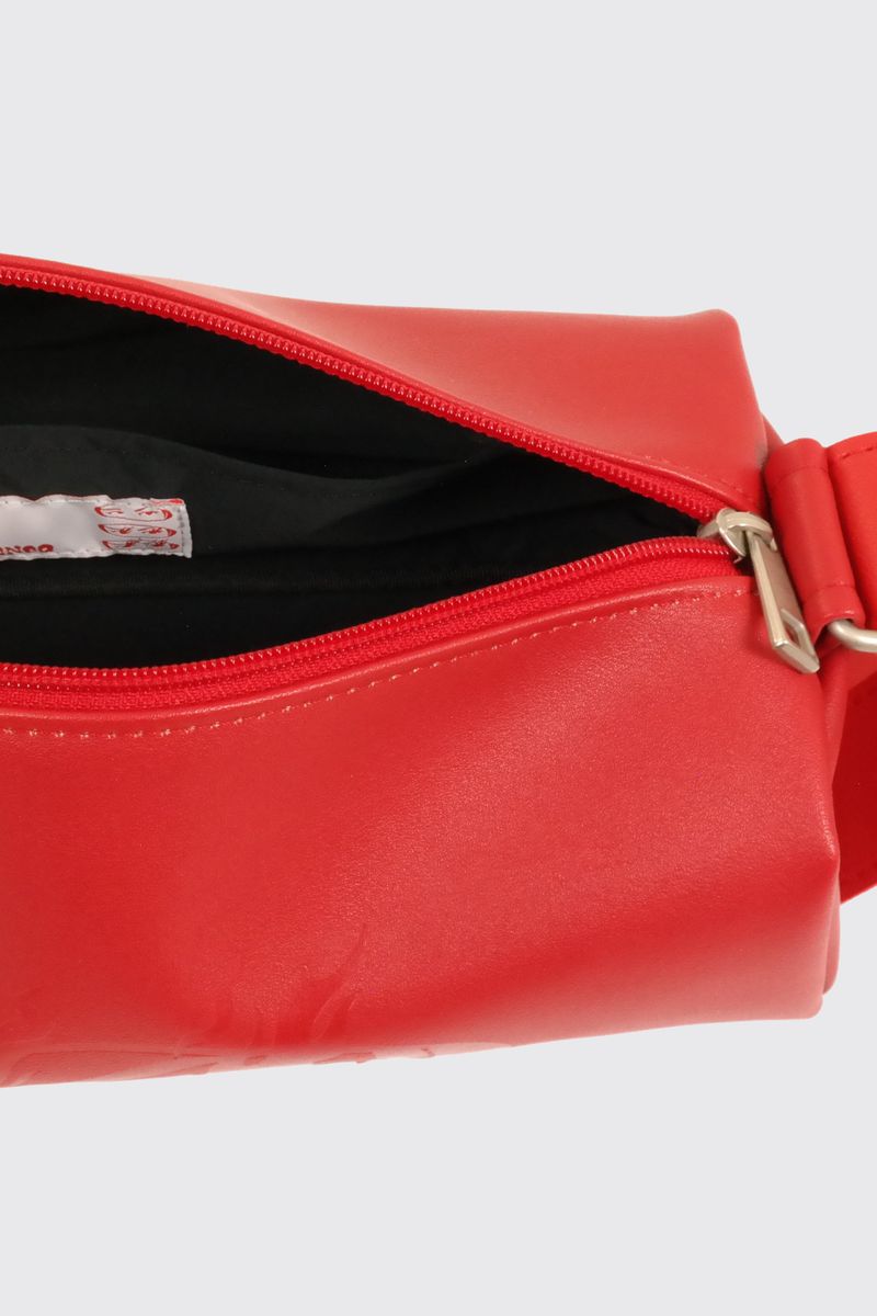 Chunky Buckle Air Bag Eye-Red