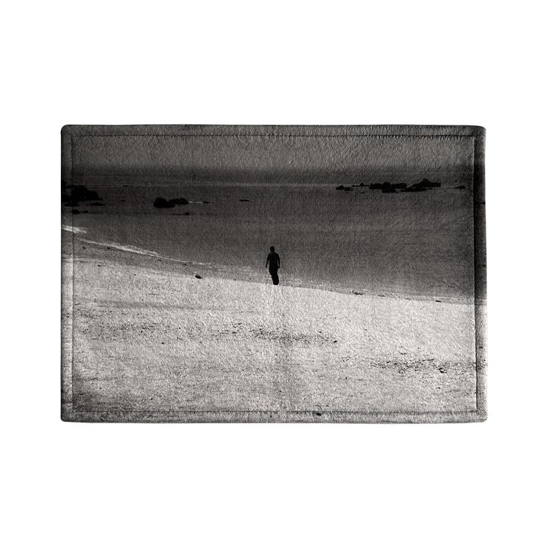 mono seaside mini rug