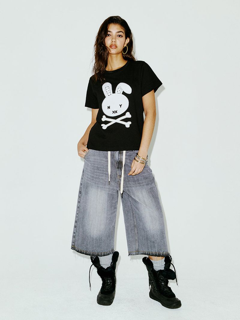 BUNNY TEE BLACK