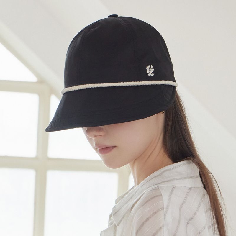 Flow VZ Natural Rope Bonnet Hat Black