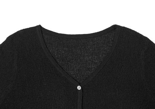 Hyoma V-neck Button Basic Knit Cardigan