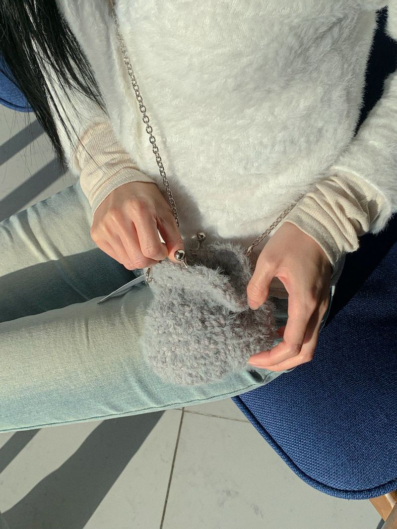 a rabbit bag_grey