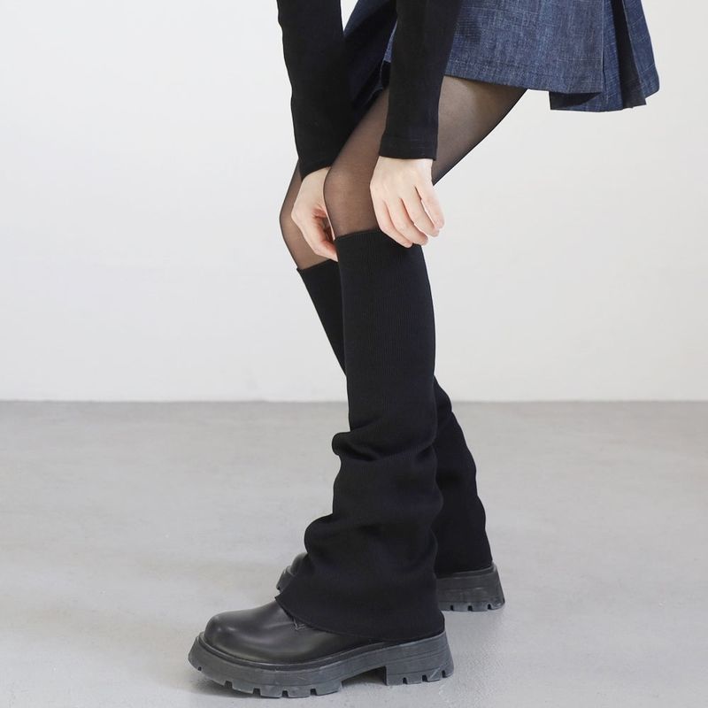NONCODE（ノンコード）の「Natty ribbed leg warmers（Fashion Accessories）」