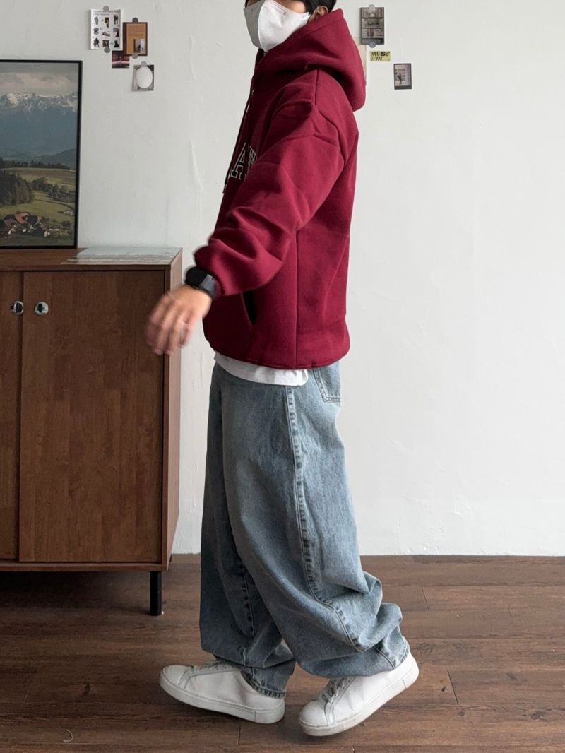 Natural balloon denim pants (3color)