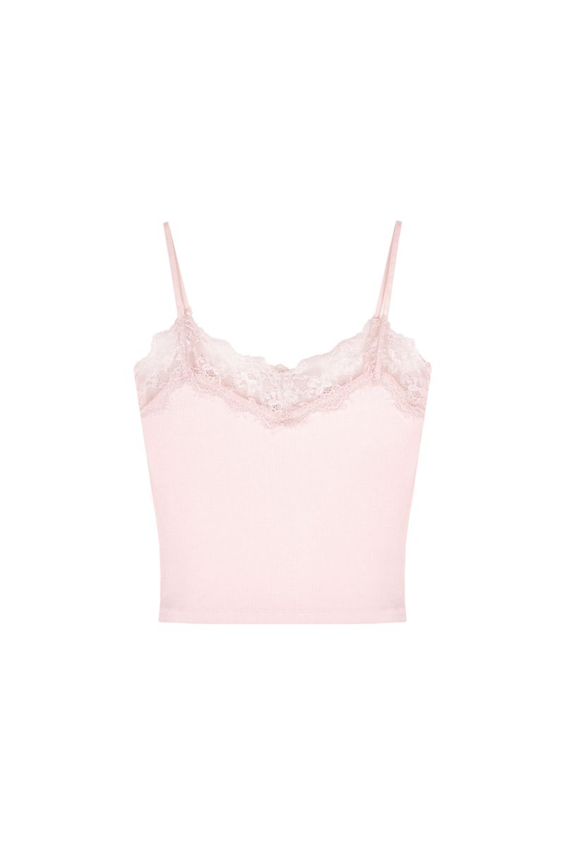 Cream donuts sleeveless, Baby Pink