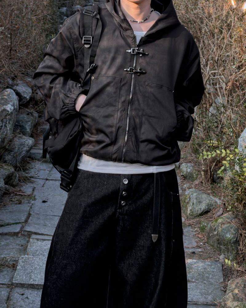 Lexer Fireman Buckle Hooded Jacket