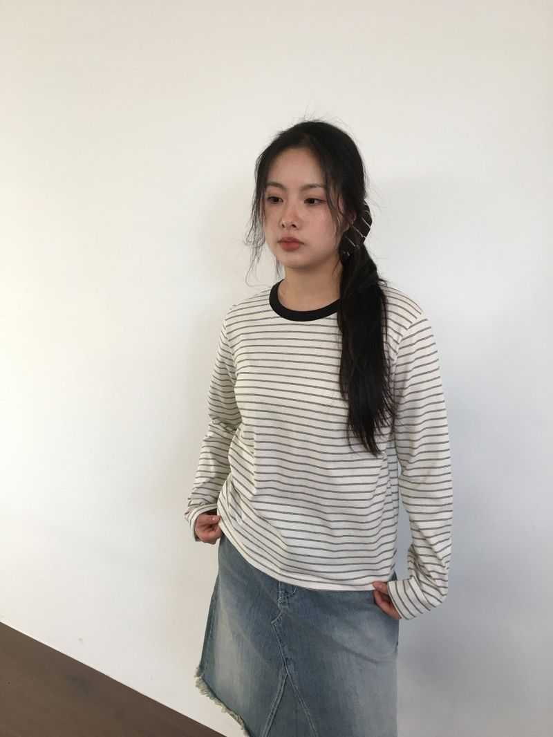 Linea Stripe Scrunchie (3color)