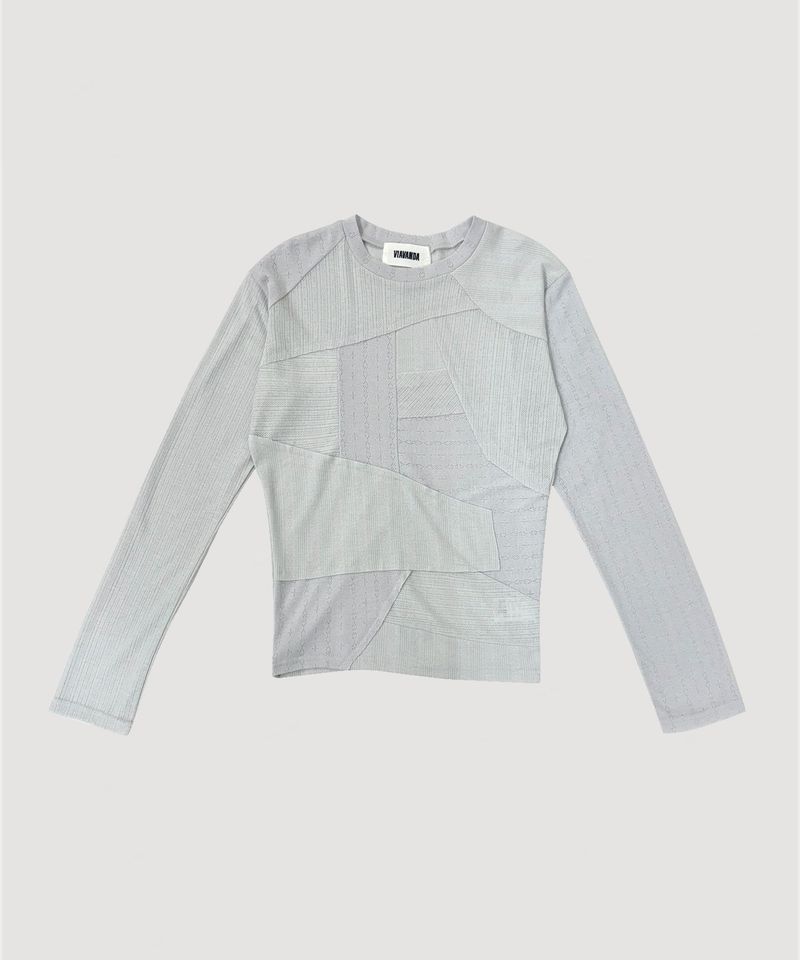 PATCHWORK RIB TOP