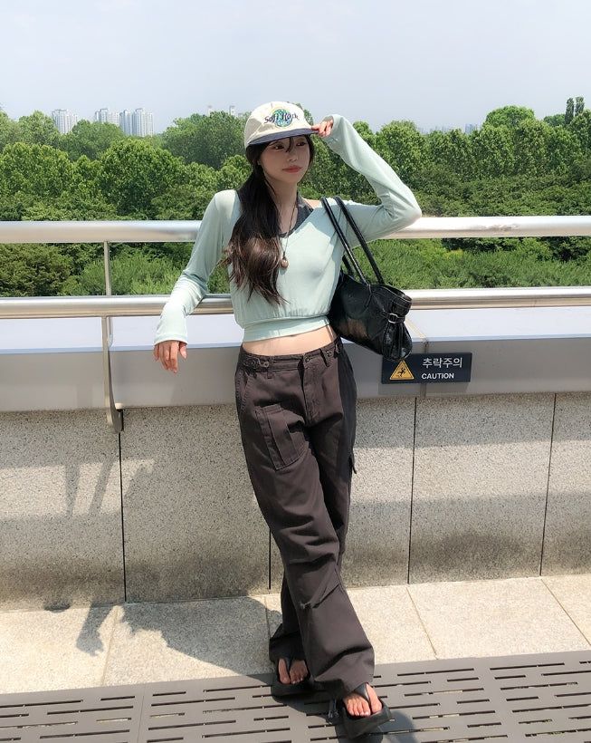 Cont Parachute Adjust Cargo Pants