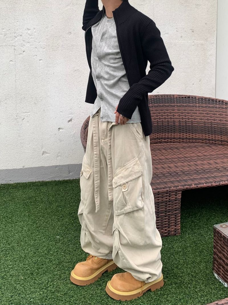 Layer Strap Cargo Pants