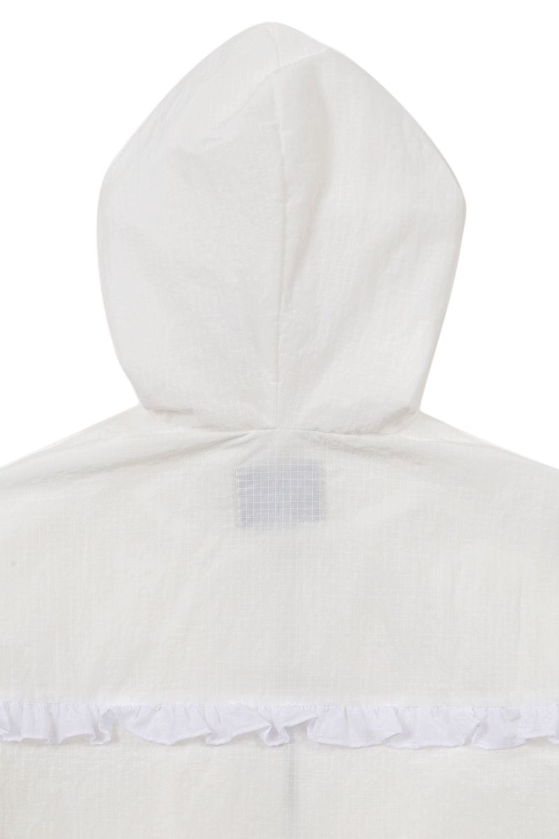 Frilly Woven Jacket [Ivory]