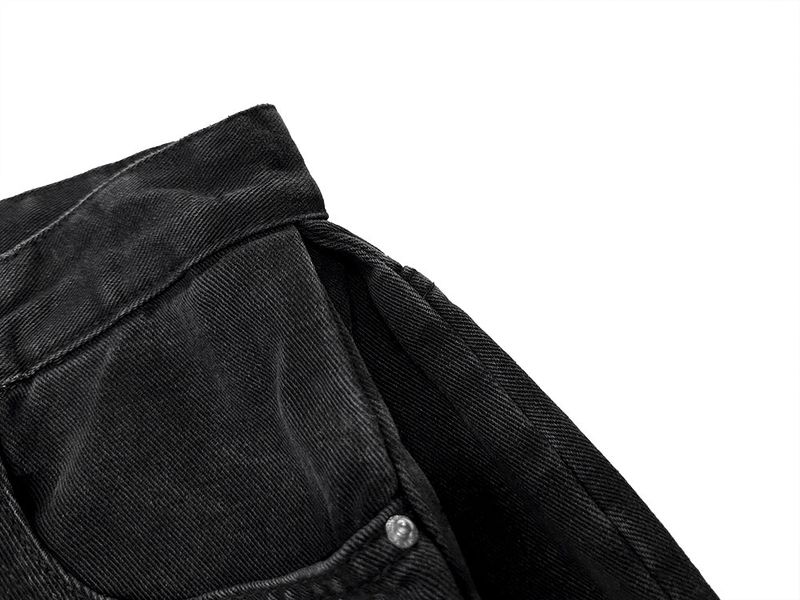 Flux Pintuck Wide Denim