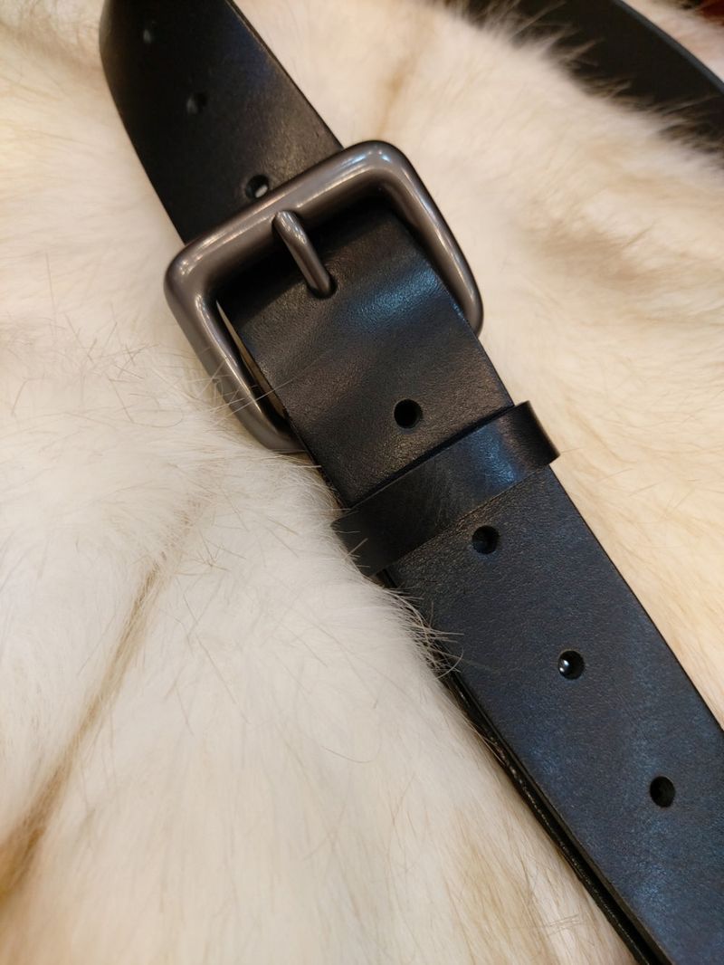 LMN Laurent Metal Cowhide Belt (4 colors)
