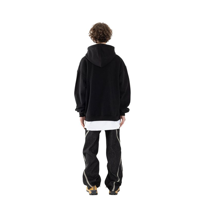 CUSHION LOGO HOODIE MSHHD001-BK