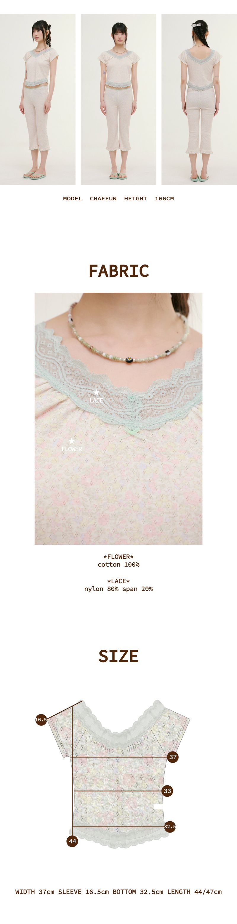 flower lace cap sleeve mint candy