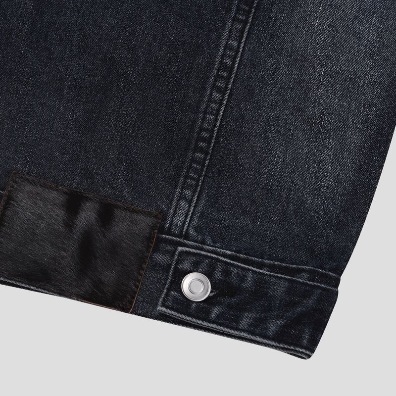 Sculp Crop Western Denim Jacket (No.848)
