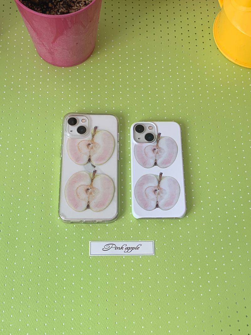 pink apple case - Matt hard