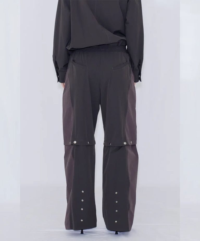 2WAY DEFORMED TRACK PANTS