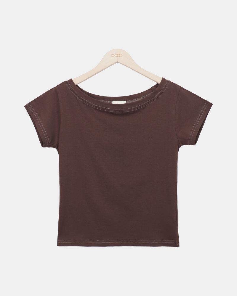 Livia Boat Neck Short-Sleeve T-Shirt