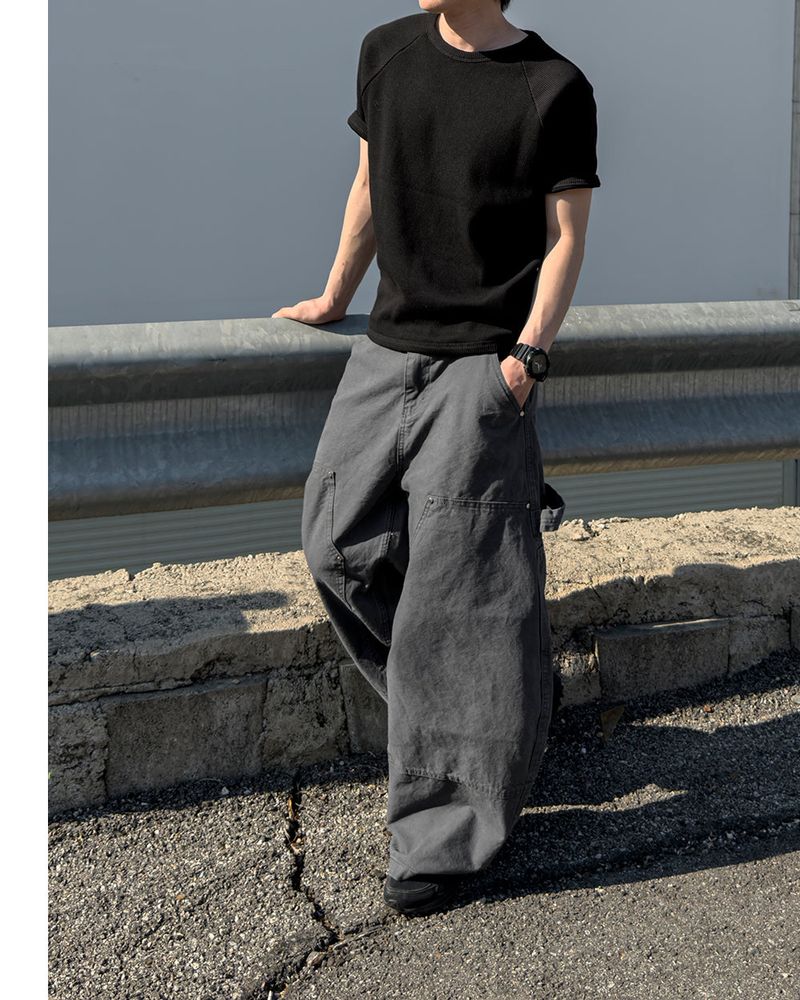 Reton Double Knee Wide Work Pants