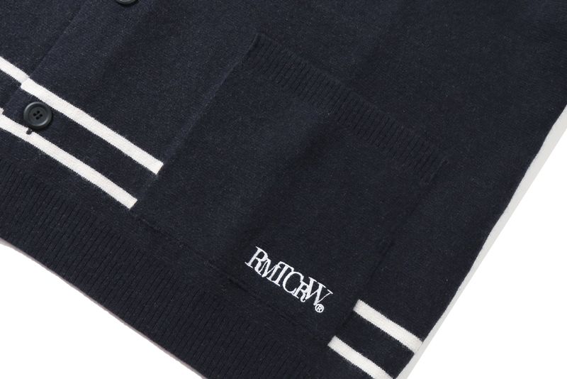 NOTCHED LAPEL KNIT BLAZER_NAVY