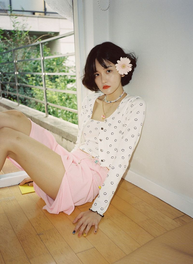 smile cardigan ivory