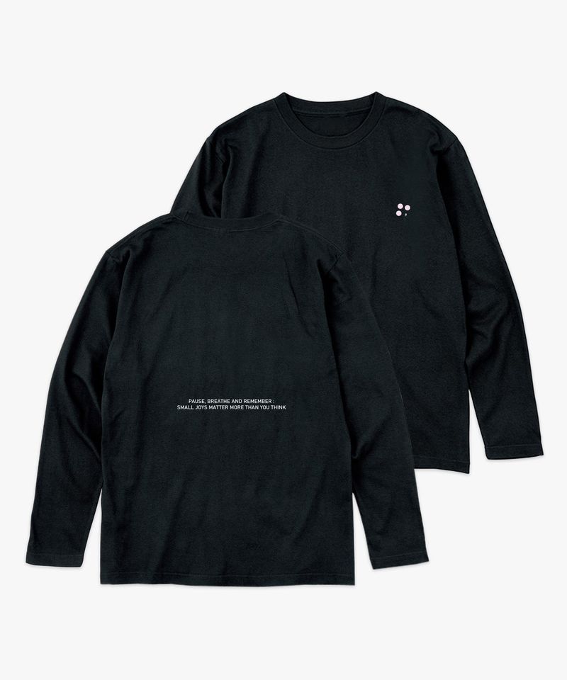 Circle to Clover, Basic Logo Long Sleeve Tee_[Black]