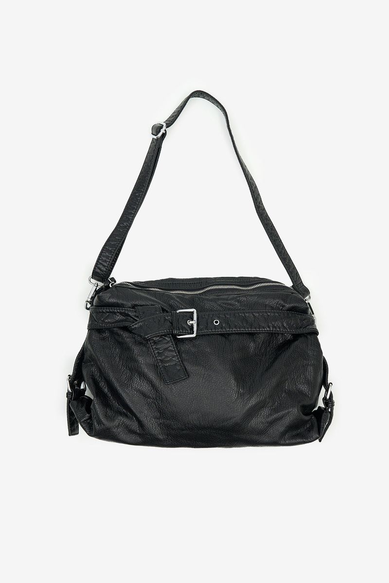 Brim crack leather 2-way bag