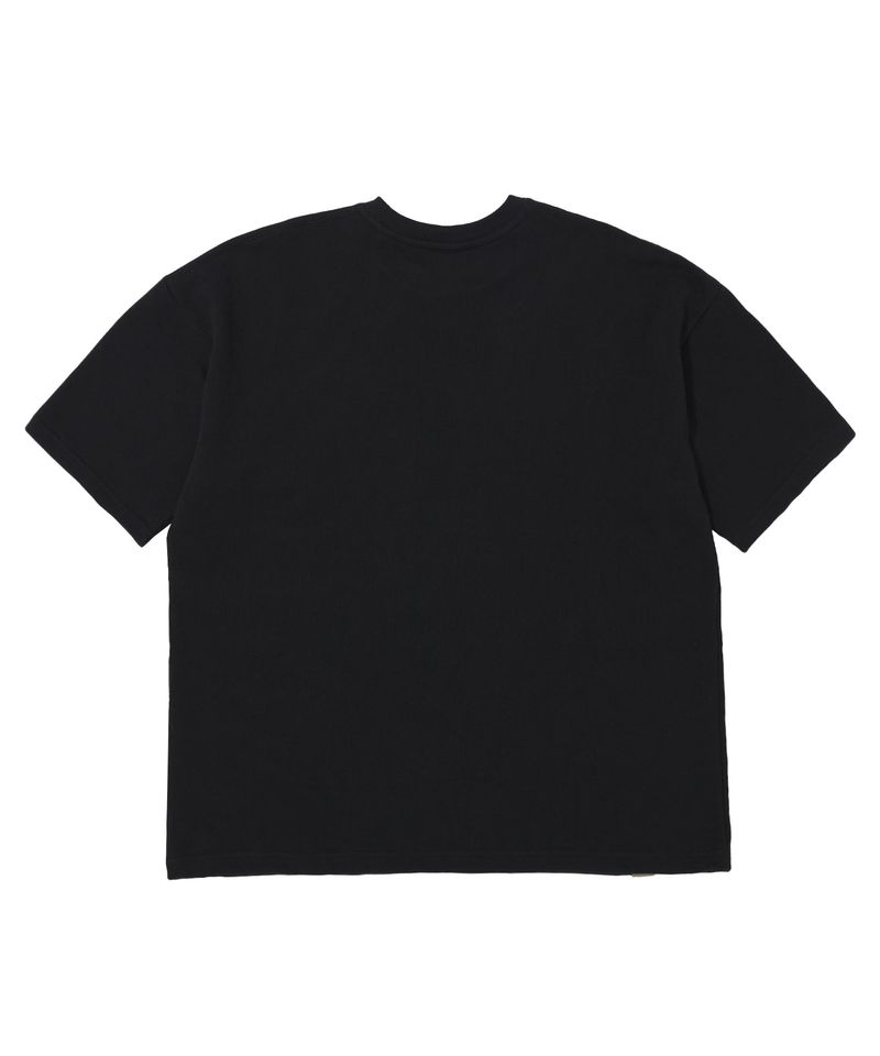 PIXEL PIN-KNIT 1/2 BOX TEE (Black)