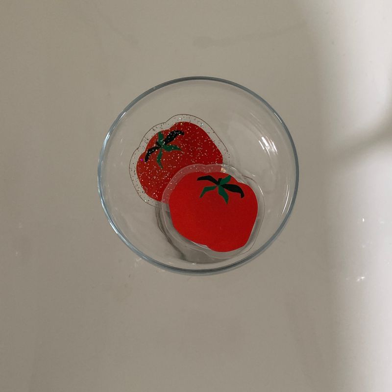 [MADE] acrylic Tok Fruit Fruit tok_Tomato acrylic tok_Basic type smart talk