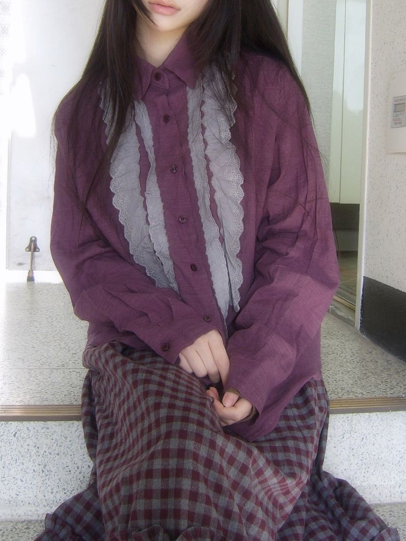 ZELENA（ゼレナ）の「country lace shirt（Tops）」