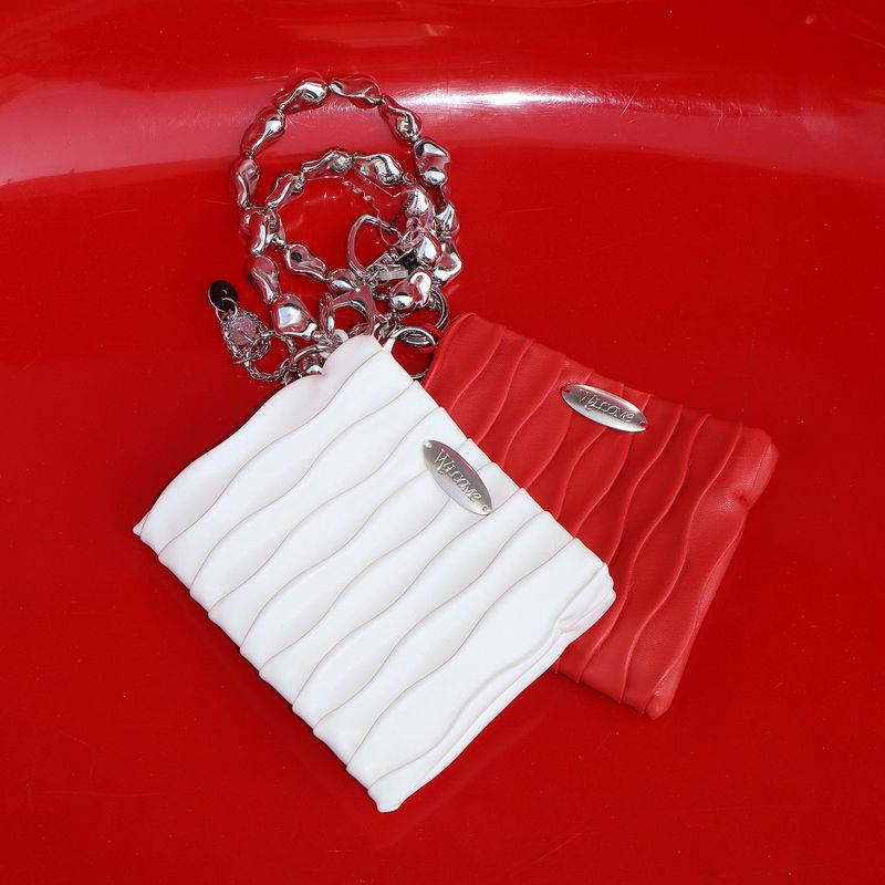 welcometoccc（ウェルカムシーシーシー）の「パド ペブル ウォレット (Red, White) （バッグ）」