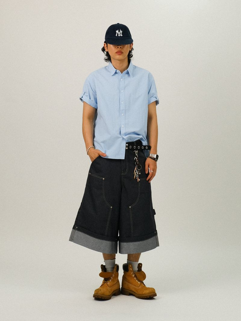 AND Nylon Roll-up Shirts