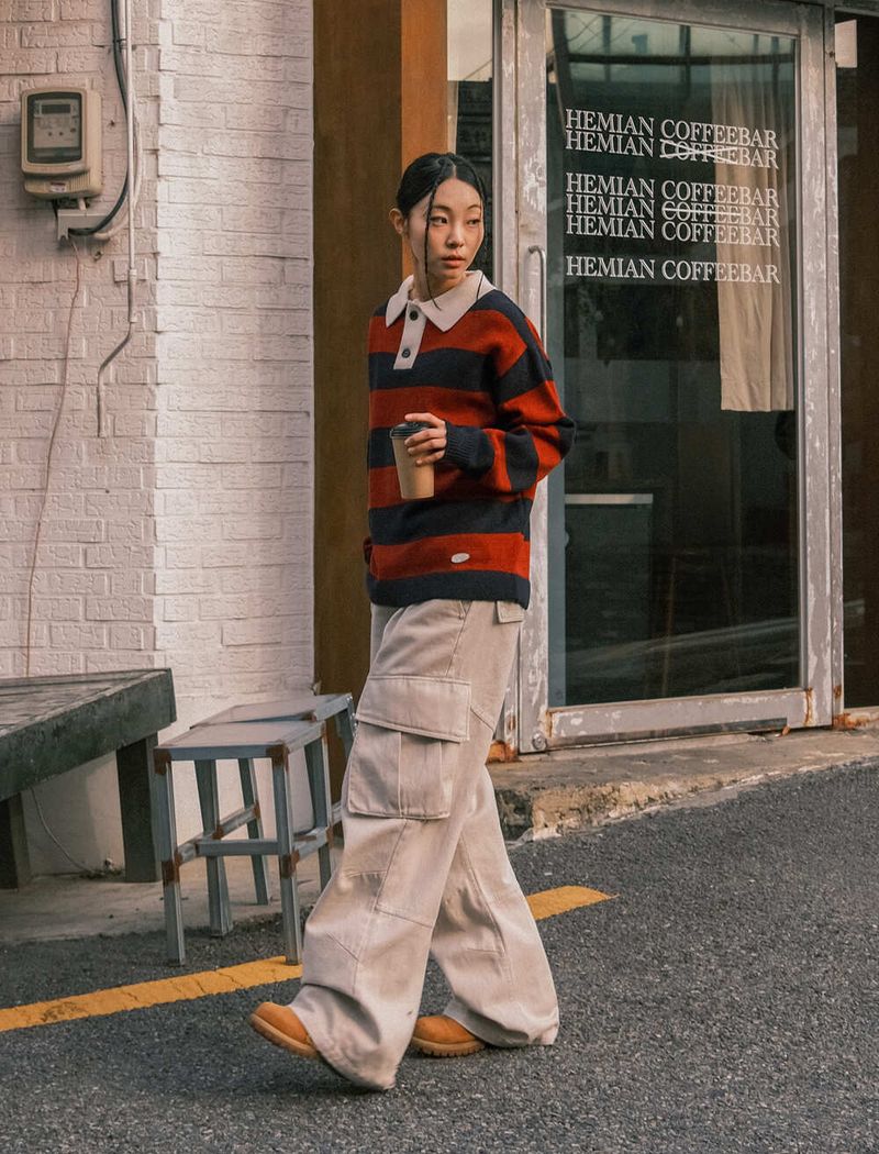 COTTON DART CARGO PANTS