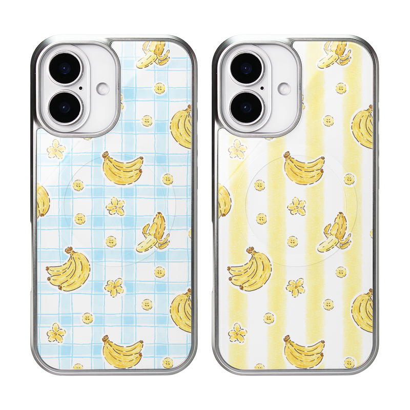 LAZEST（ラゼスト）の「[MADE]Sweet Banana MagSafe Glass Bumper Phone Case（Smartphone Accessories）」