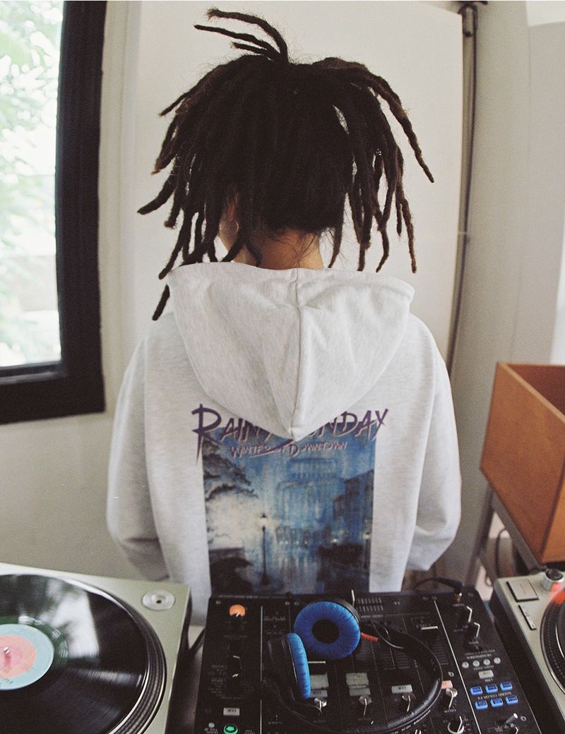 RAINY SUNDAY HOODIE GREY(CV2CFUM404A)