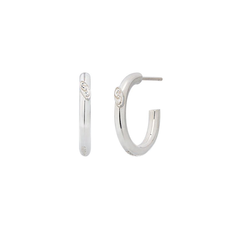 NO.389 [925 SILVER] LOGO EARRING