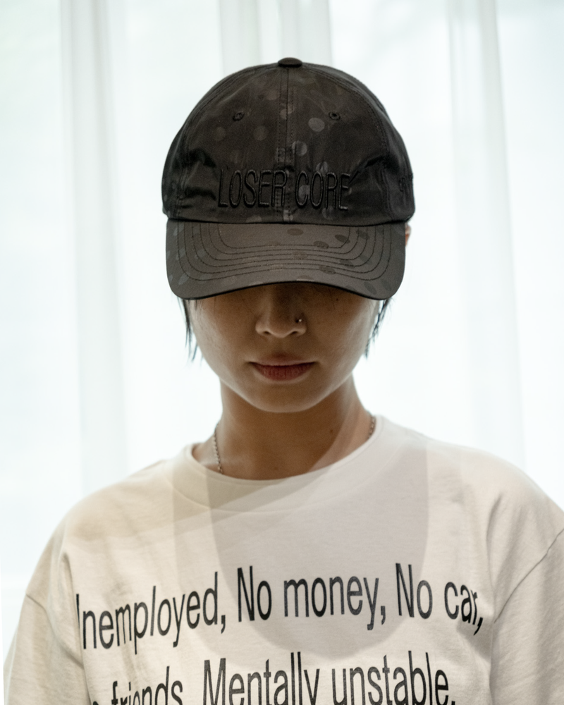LOSER CORE DOT MIX BALL CAP (BLACK)