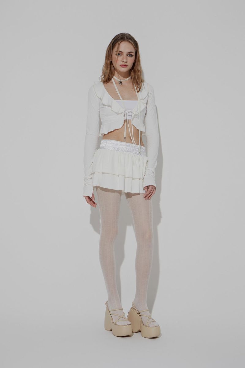 DOUBLE TIERED SKIRT