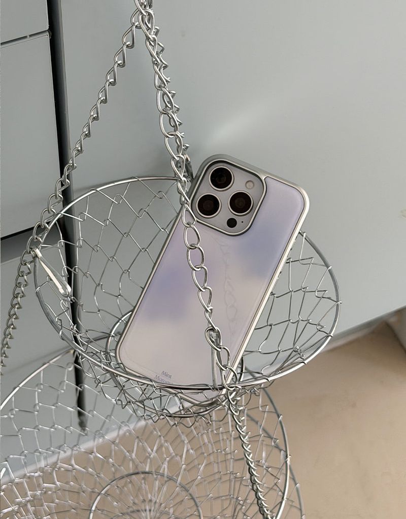 [MADE] IRIS シルバーエポキシ iPhoneケース