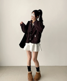 Bipol Golden Flare Cancanminiskirt