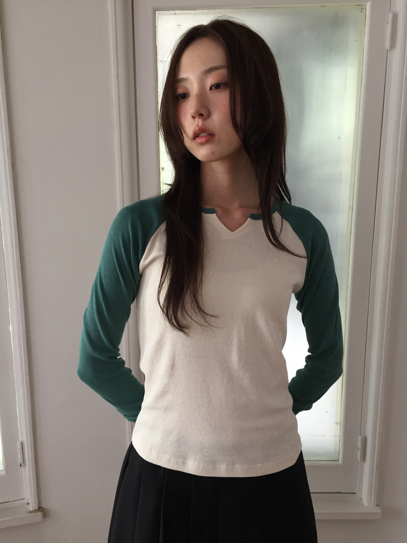 Hapu V-Raglan T-shirt (4color)