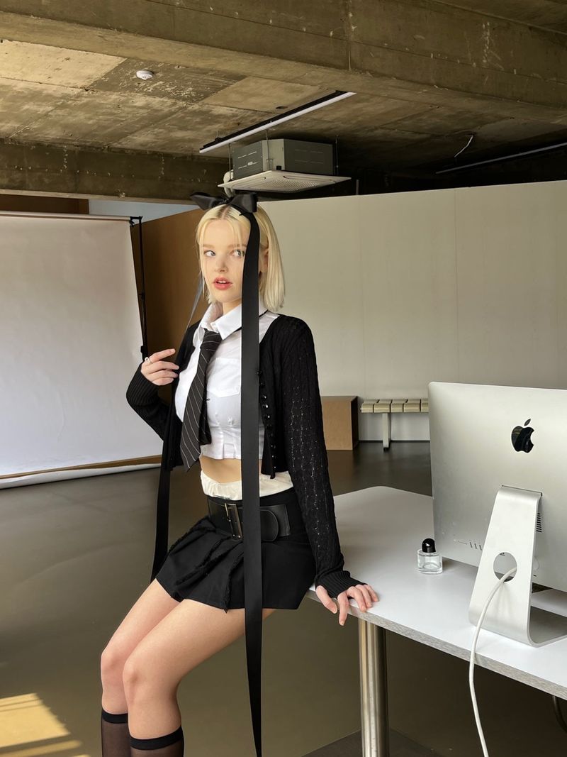 Bn' from（ビーエンフロム）の「フロムスクールカーディガン（）」