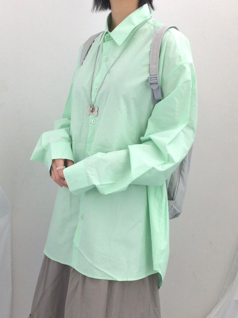 light cotton oversized shirt