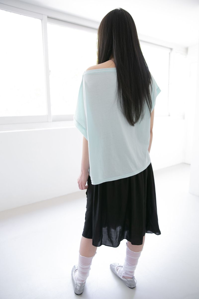 light mint off boatneck t(4colors)