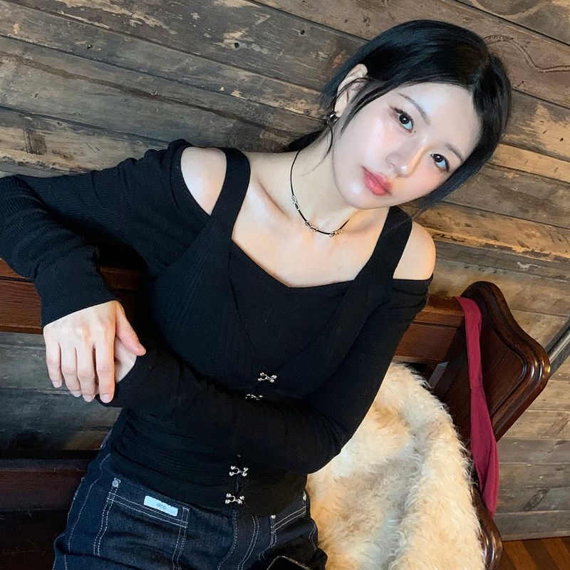 3-ribbon mini Choker