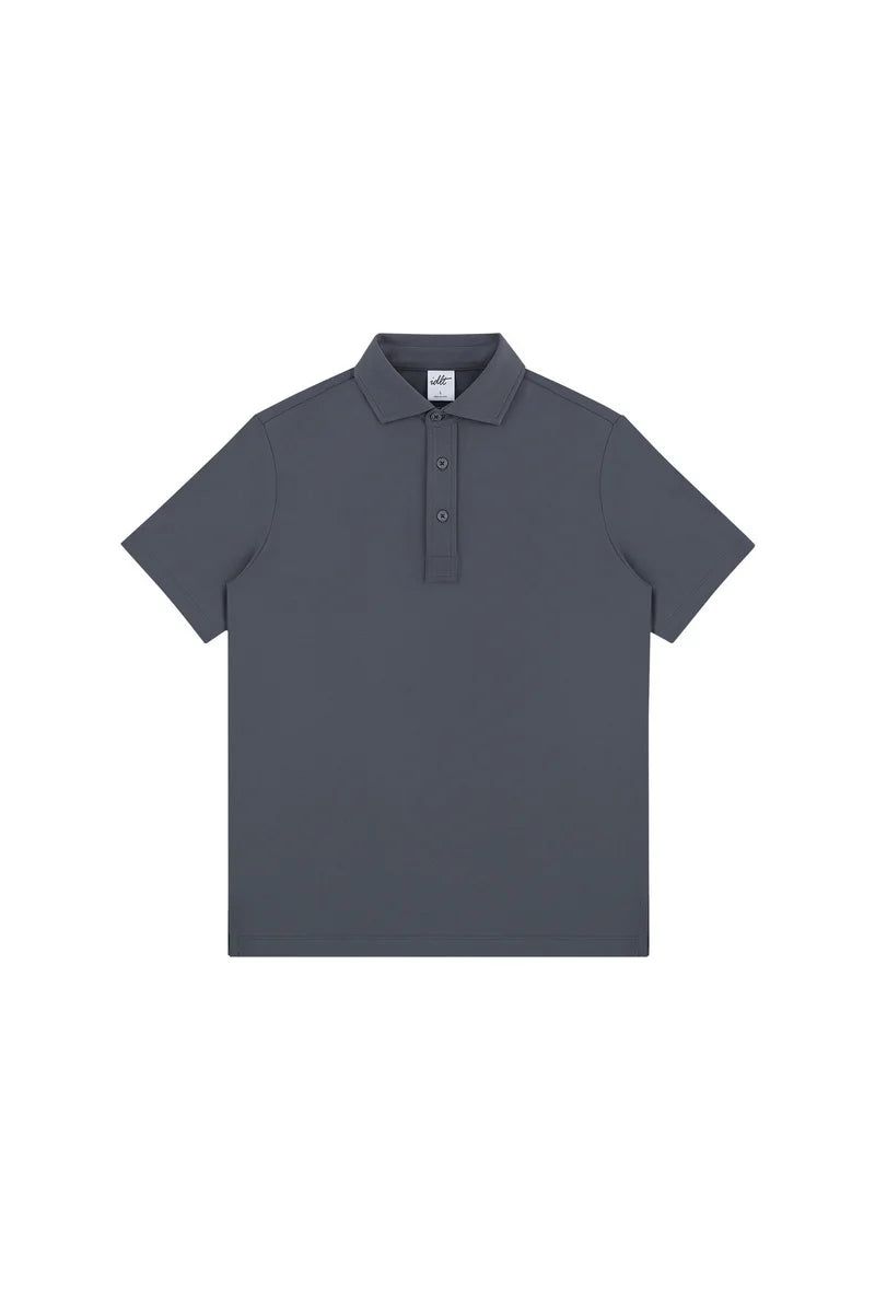 Silk Linen Polo Shirt