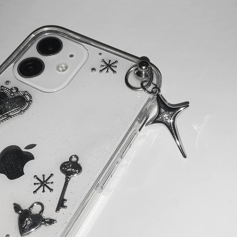 [MADE] Silver Dot Resin Case