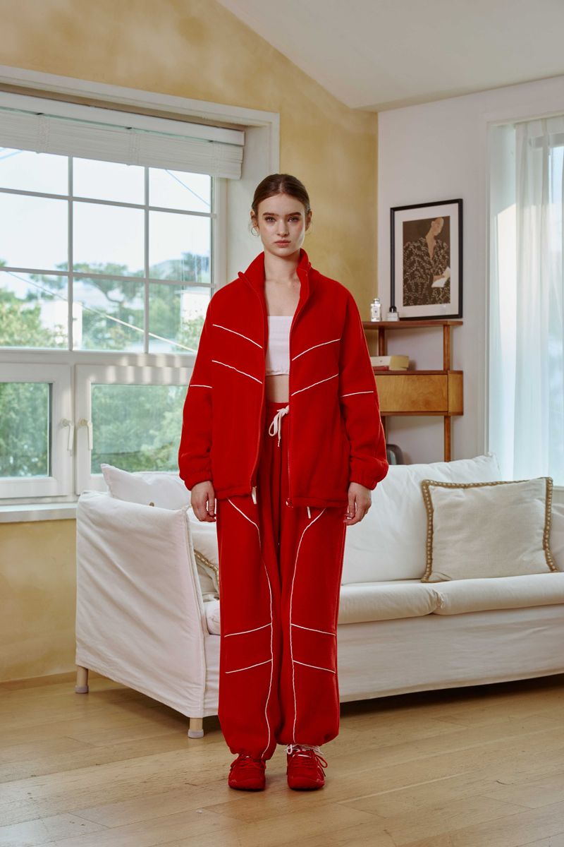 ARIKIM（アリキム）の「KIKI FLEECE ZIP UP / RED（Jackets/Outerwear）」